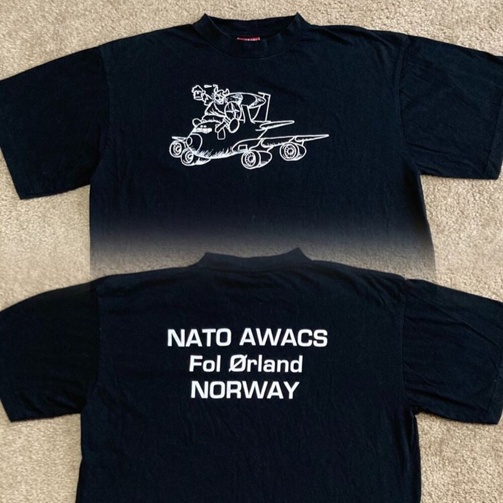 NATO Awacs E-3A Fol Ørland Norway Exercise Formidable Shield 2025 Clique Size L